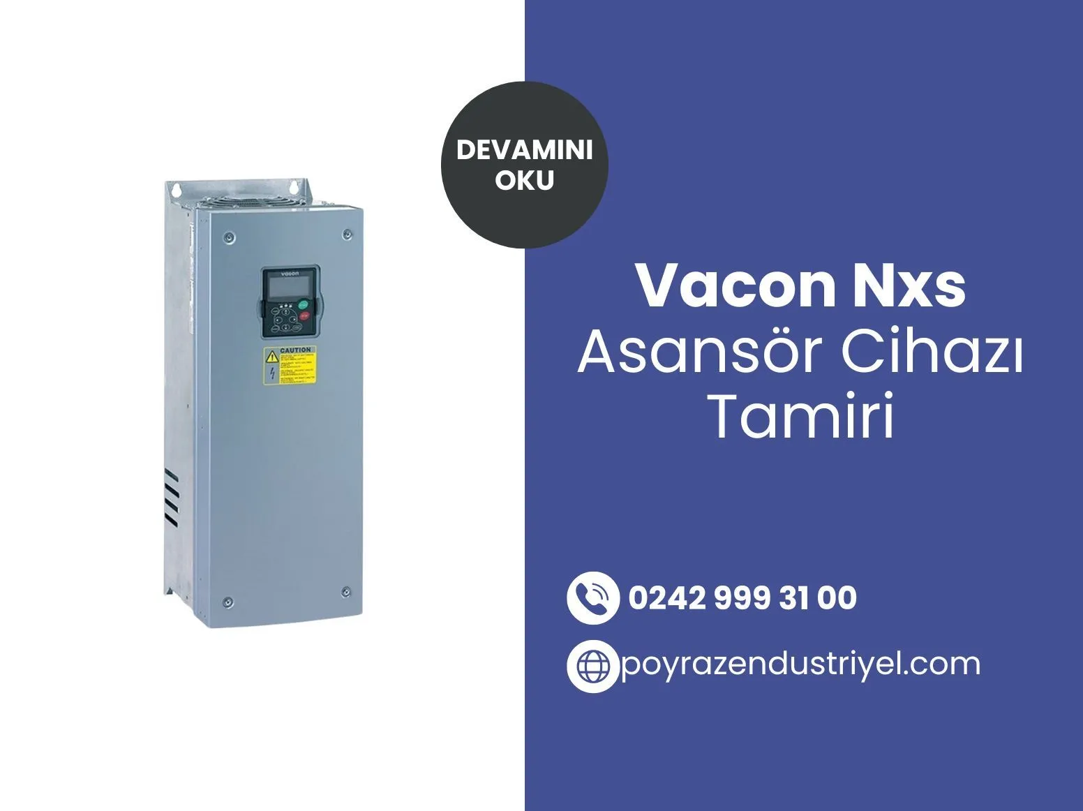 Vacon Nxs Asansör Cihazı Tamiri